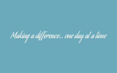 Making a difference… one day at a time