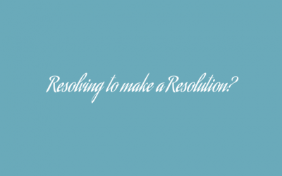 Resolving to make a Resolution?
